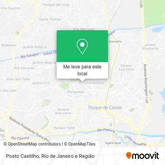 Posto Castilho mapa