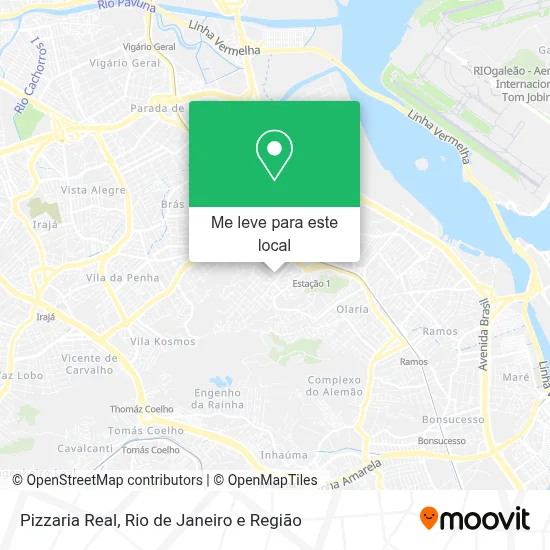 Pizzaria Real mapa