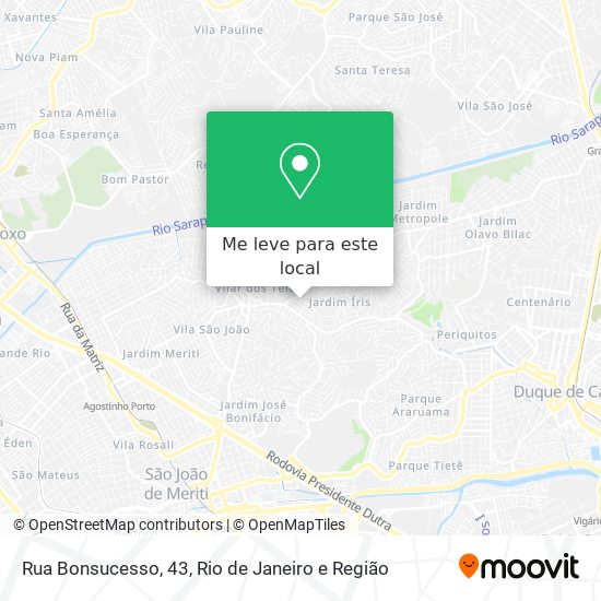 Rua Bonsucesso, 43 mapa