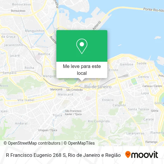 R Francisco Eugenio 268 S mapa