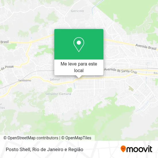Posto Shell mapa