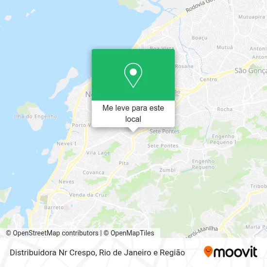 Distribuidora Nr Crespo mapa