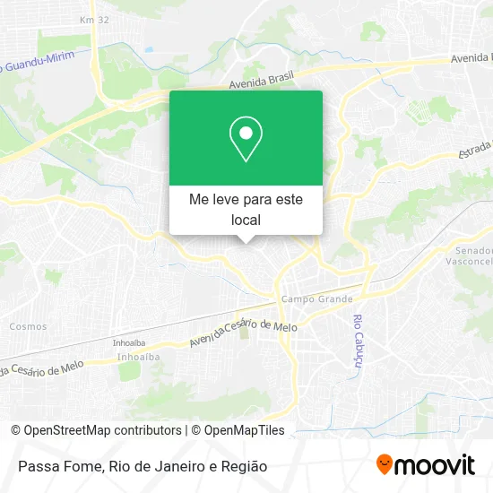 Passa Fome mapa
