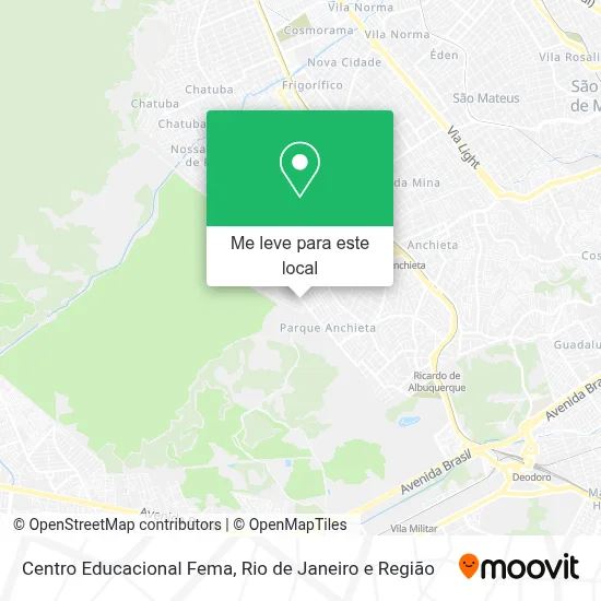 Centro Educacional Fema mapa