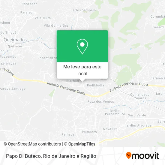 Papo Di Buteco mapa