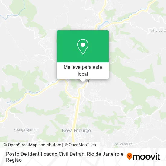 Posto De Identificacao Civil Detran mapa
