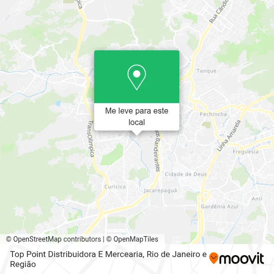 Top Point Distribuidora E Mercearia mapa