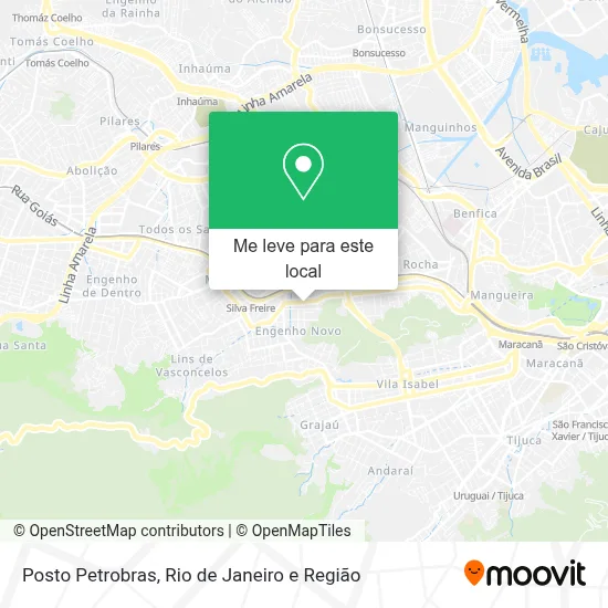 Posto Petrobras mapa