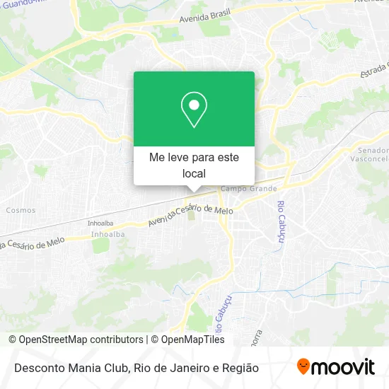Desconto Mania Club mapa