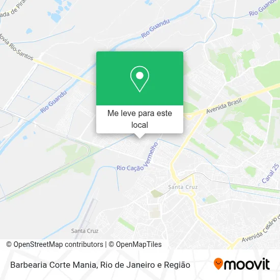 Barbearia Corte Mania mapa