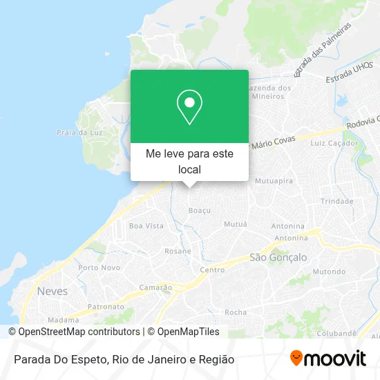 Parada Do Espeto mapa