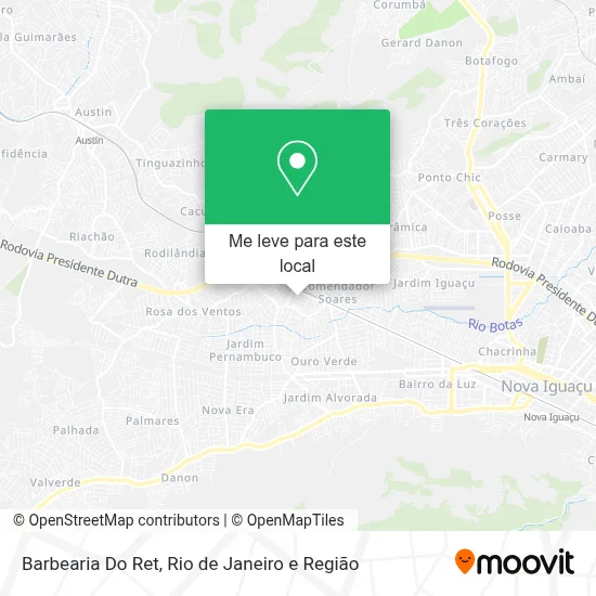 Barbearia Do Ret mapa