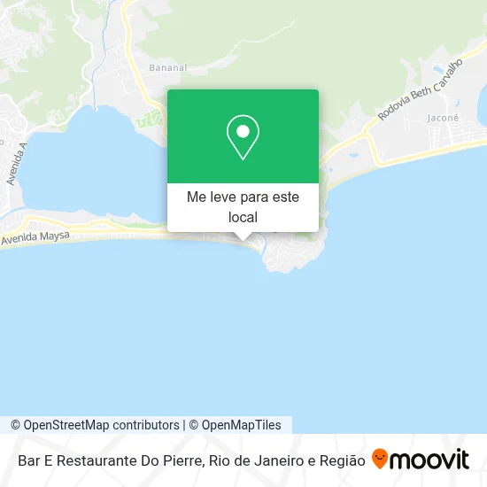 Bar E Restaurante Do Pierre mapa