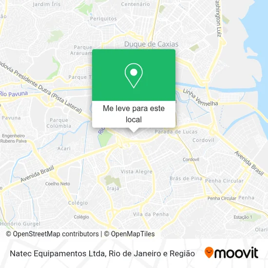 Natec Equipamentos Ltda mapa