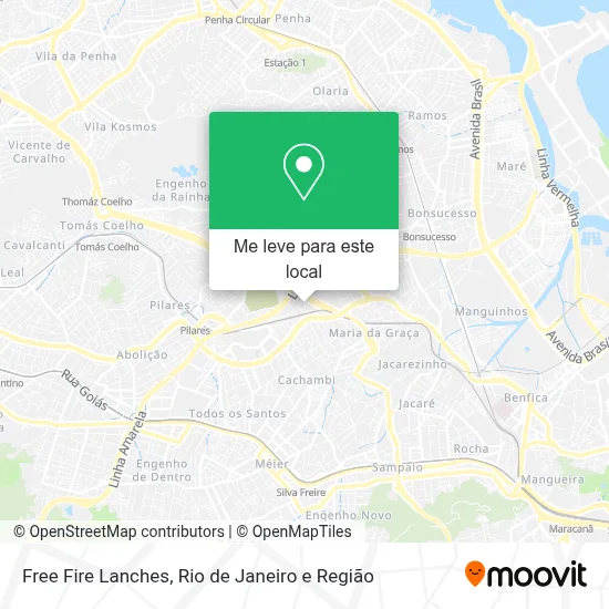Free Fire Lanches mapa