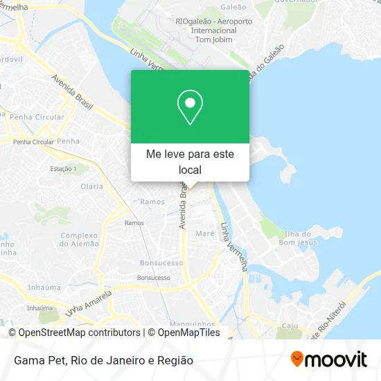 Gama Pet mapa