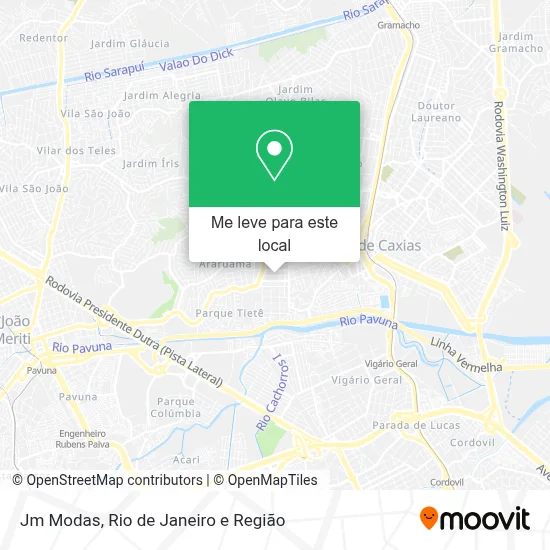 Jm Modas mapa