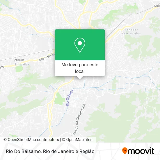 Rio Do Bálsamo mapa