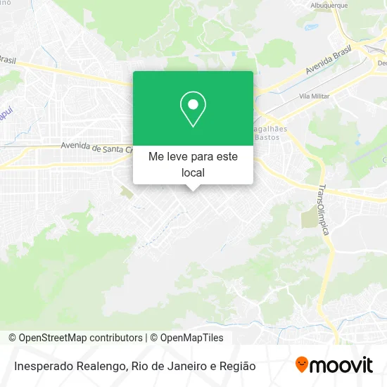 Inesperado Realengo mapa