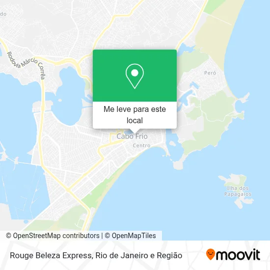 Rouge Beleza Express mapa