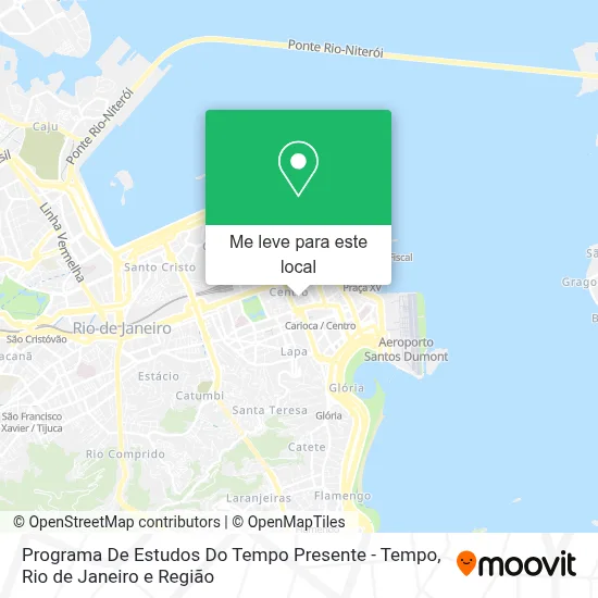 Programa De Estudos Do Tempo Presente - Tempo mapa