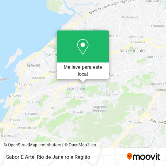 Sabor E Arte mapa