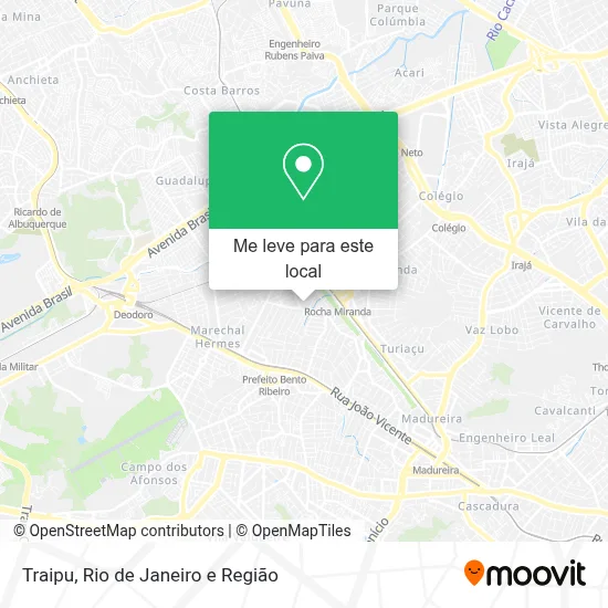 Traipu mapa