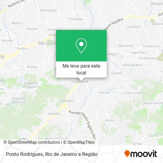 Posto Rodrigues mapa