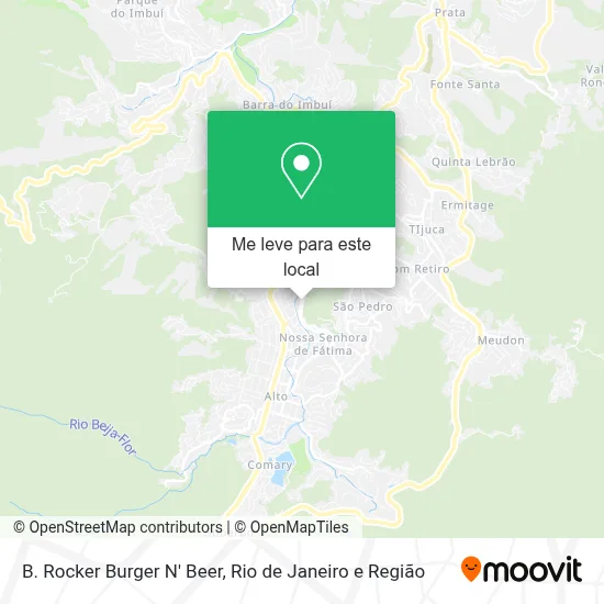 B. Rocker Burger N' Beer mapa