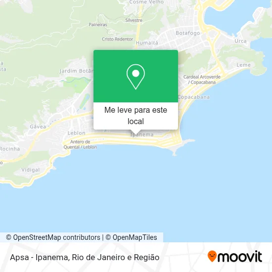 Apsa - Ipanema mapa