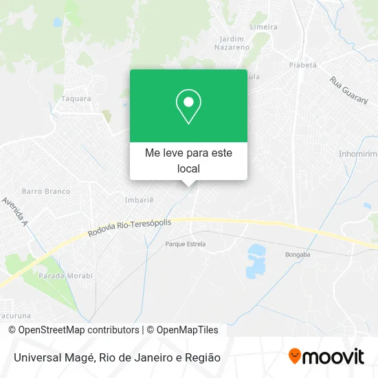 Universal Magé mapa