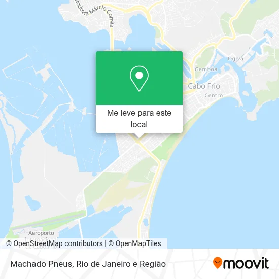 Machado Pneus mapa