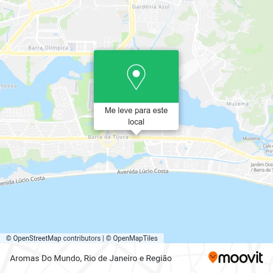 Aromas Do Mundo mapa