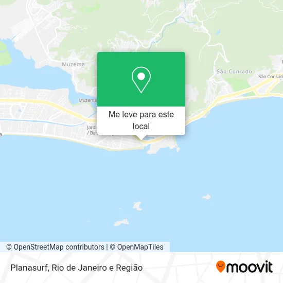 Planasurf mapa