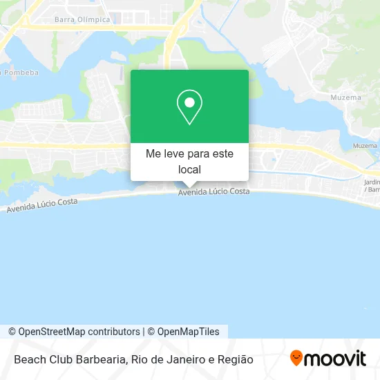 Beach Club Barbearia mapa