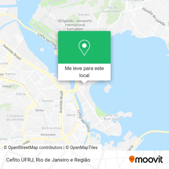Cefito UFRJ mapa