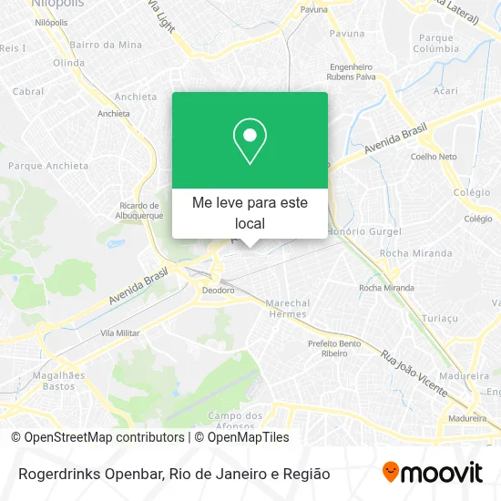 Rogerdrinks Openbar mapa