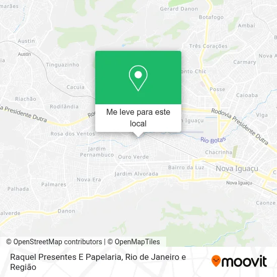Raquel Presentes E Papelaria mapa