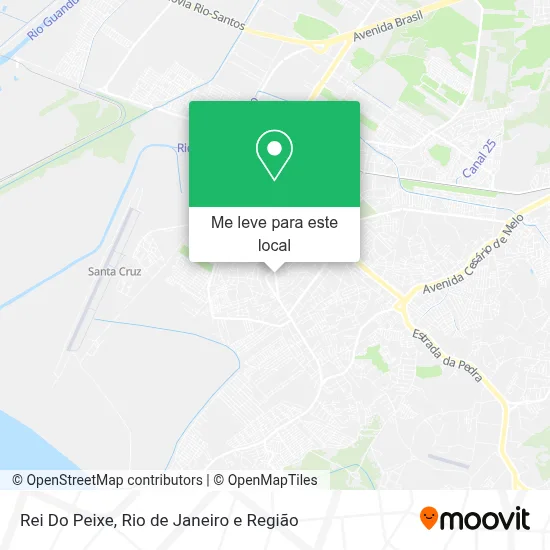 Rei Do Peixe mapa
