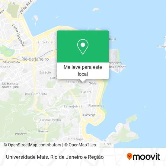 Universidade Mais mapa
