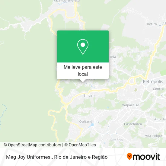 Meg Joy Uniformes. mapa