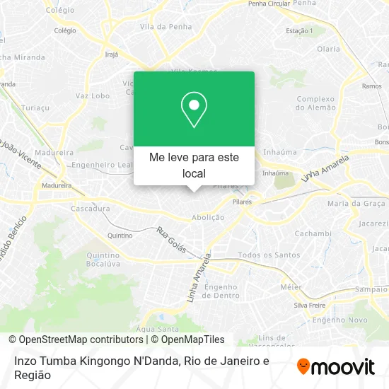 Inzo Tumba Kingongo N'Danda mapa