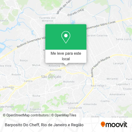 Barposito Do Cheff mapa