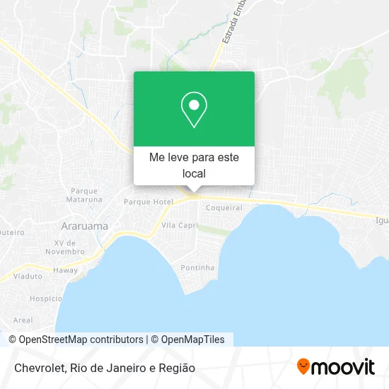 Chevrolet mapa