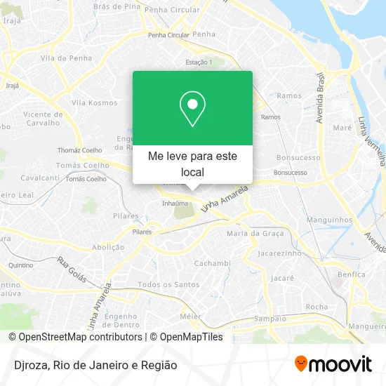 Djroza mapa