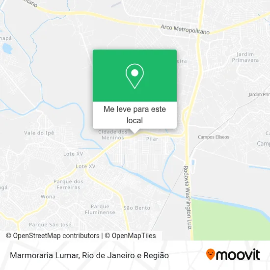 Marmoraria Lumar mapa