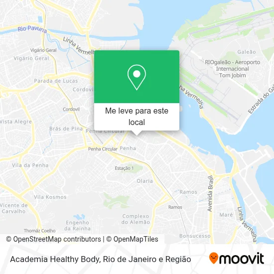 Academia Healthy Body mapa