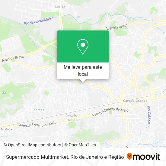 Supermercado Multimarket mapa
