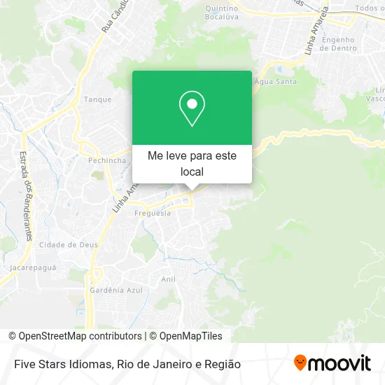 Five Stars Idiomas mapa