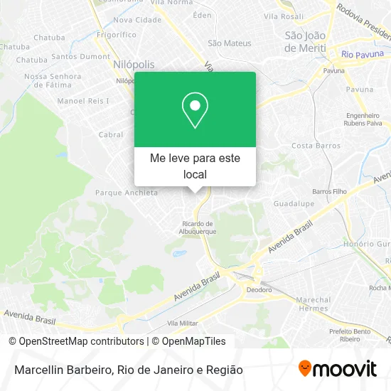 Marcellin Barbeiro mapa